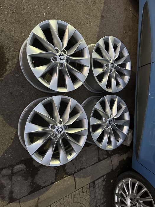 4бр.оригинални лети джанти Skoda  Superb 5х112 8Jx19” ET44