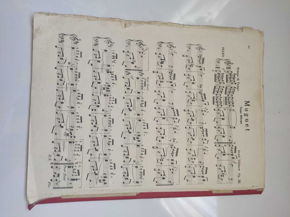 Partitura  muzicala veche