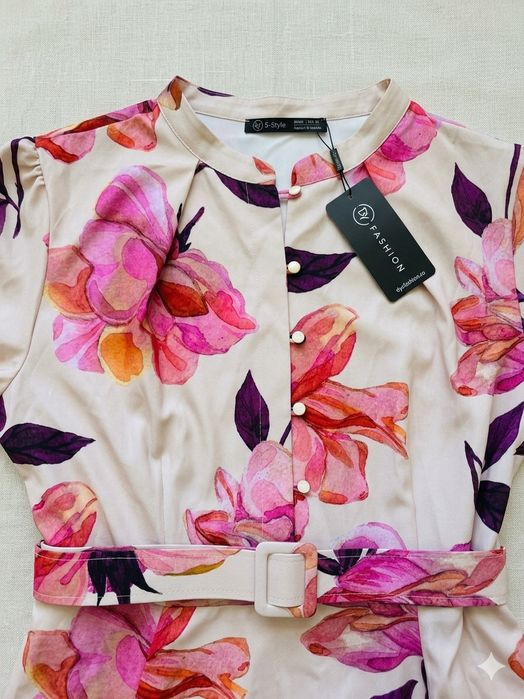 Rochie eleganta cu imprimeu