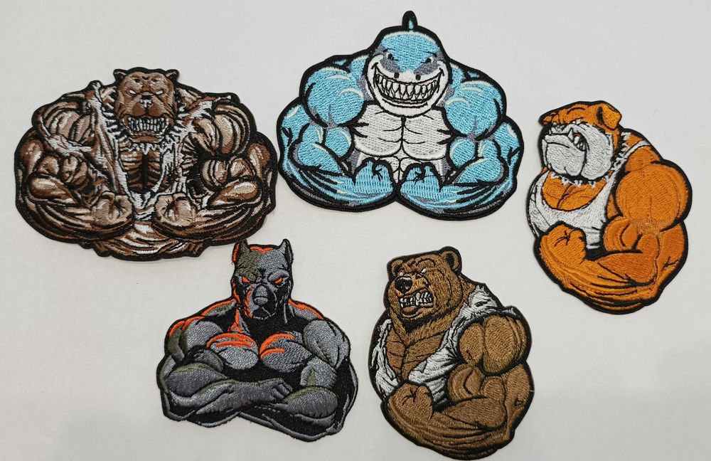 Нашивки Пачове с Велкро Топло Лепене, Бродирани, Гумирани Пакет 5-10бр