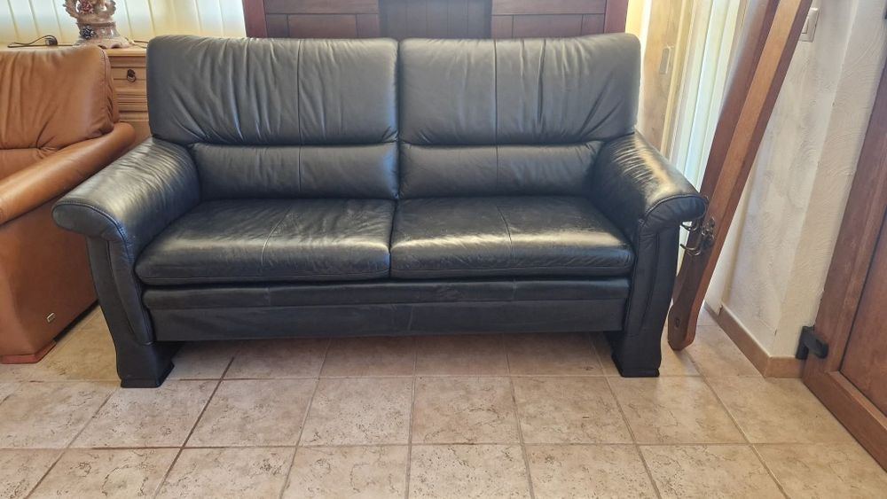 Canapea extensibilă din piele