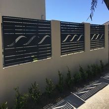 Garduri moderne  Tablă debitată cnc