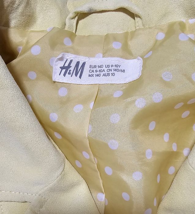 Jachetă H&M fete mărime 140