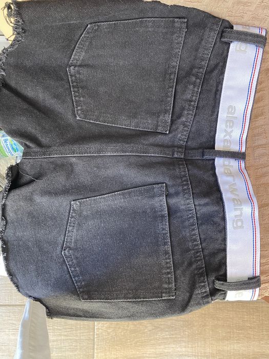 Черни дамски къси панталонки