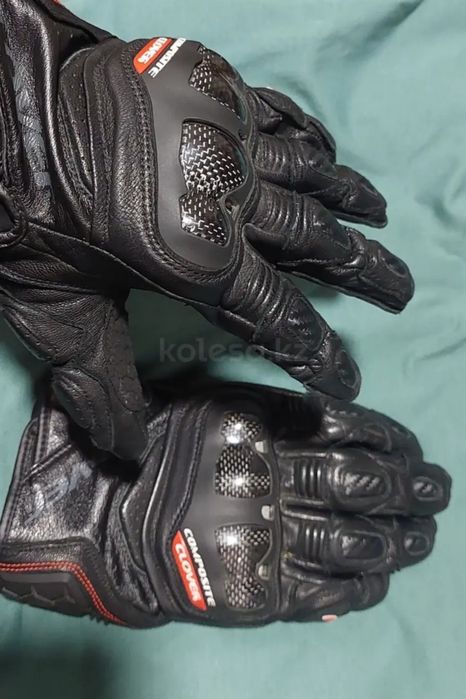 Кожаные мото перчатки