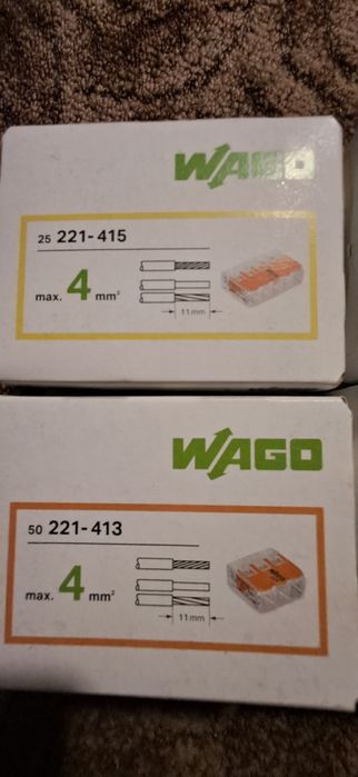 Cleme wago pentru cablu listat