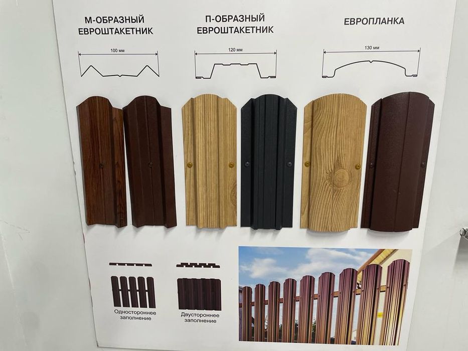 Продам евроштакетник