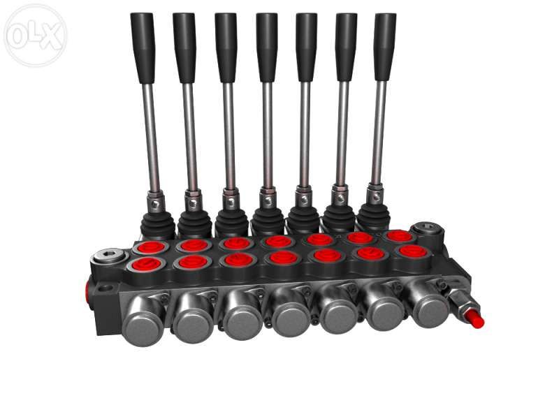 Distribuitor hidraulic monobloc 7 sectiuni 40 l/min 1/2"