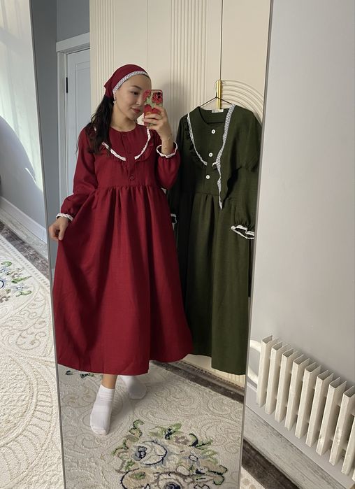 Лен, бамбук платья