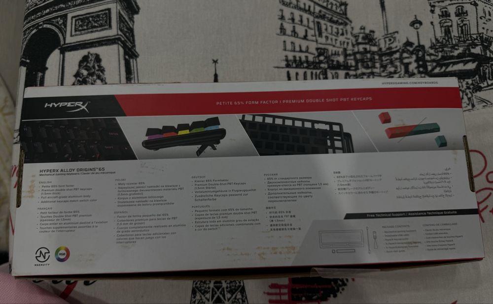 Клавиатура механическая Hyper X Origin 65