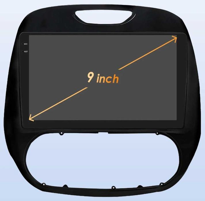 Мултимедия 9″ Android 14 за RENAULT CAPTUR I CARPLAY навигация RDS DSP GPS