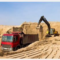 Доставка песка по городу и области