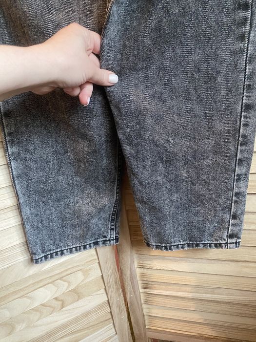 Blugi gri mom jeans 44 Sinsay