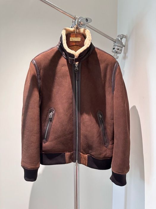 Geaca Tom Ford, blana naturala oaie