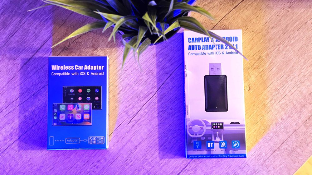 Adaptor Wireless Carplay / Android Auto WiFi 5.8/2.4Ghz BT 5.0 iOS