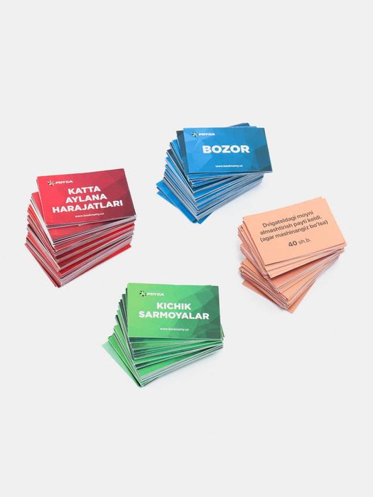 POYGA (CashFlow) - moliyaviy bilimlar stol o'yini.