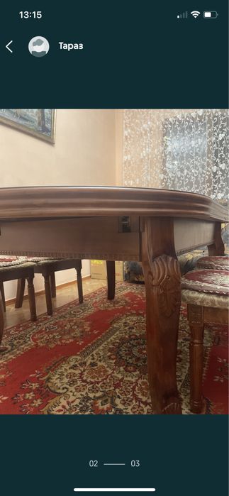 Продаётся стол со стульями