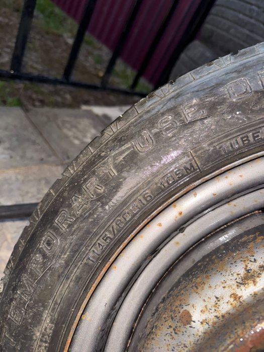 Таблека запаска шины с дисками