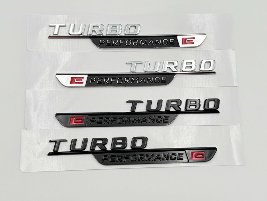 Set Embleme Compatibile Mercedes Turbo E Performance