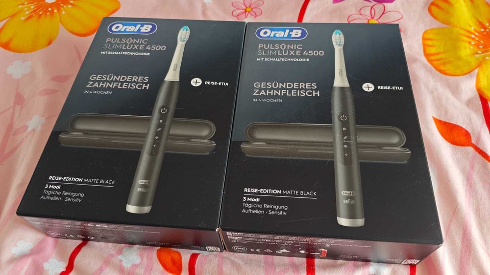 Periuta de dinti electrica Oral-B Pulsonic Slim Luxe 4500 platinum