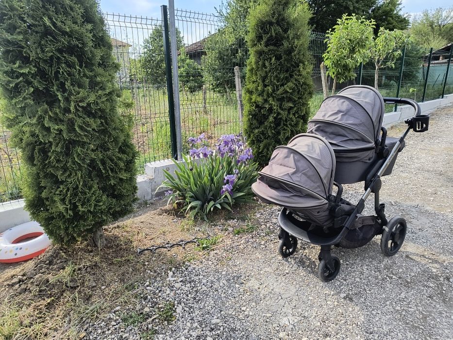 Icandy orange бебешка количка за близнаци или породени