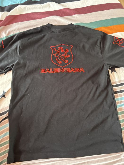 tricou balenciaga lion club oversized fit