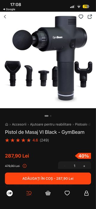 Vand pistoale de masaj