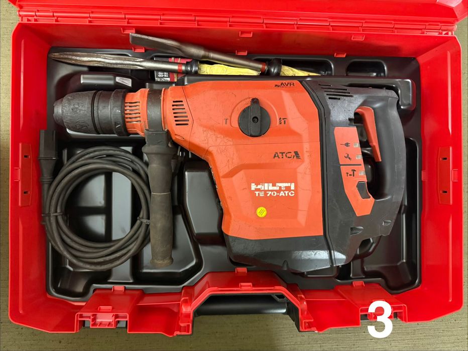 Hilti TE 70-ATC / AVR – 3 броя ударо - пробивни перфоратори – 2025 г.