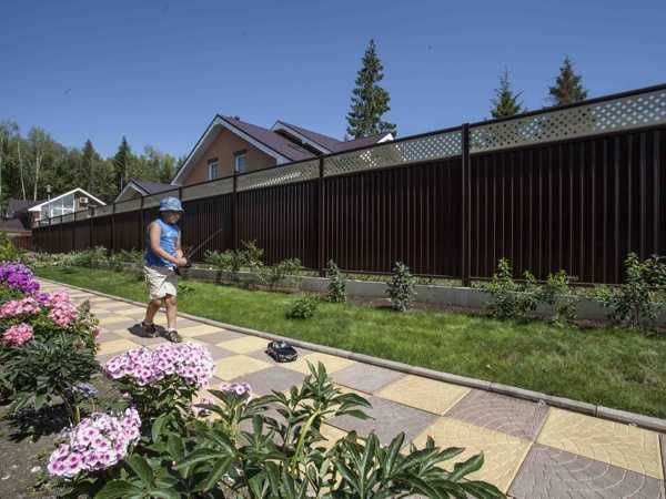 Модульные заборы из профнастила