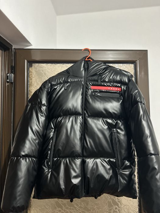 Geaca Prada Linea Rossa Nylon Puffer