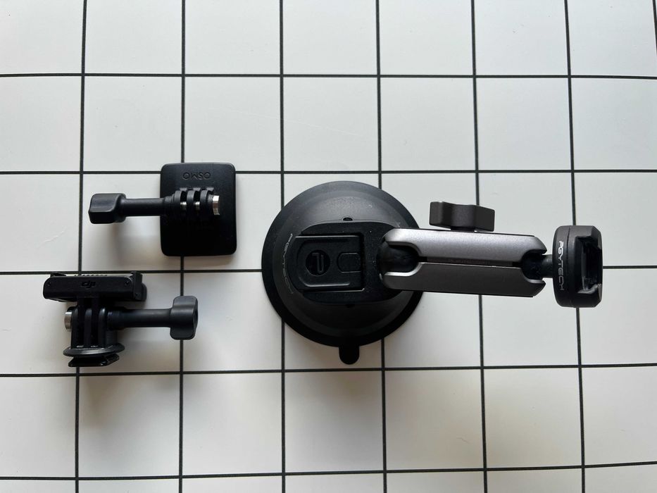 Action Camera Аксесоари: Suction Cup Car Mount, Magnetic Mount, SanDisk Extreme PRO 256GB microSDXC, Lexar Memory Card Reader