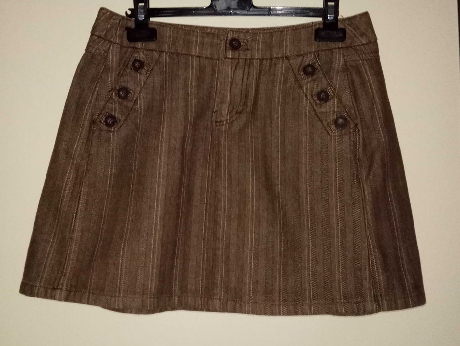 Fusta MEXX, scurta, cu talie joasa, pt timp rece, mar.34 (XS).