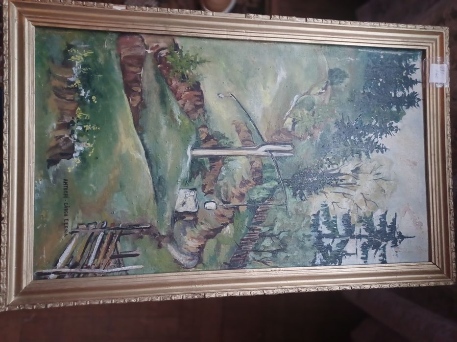 Vindem tablouri, pictatein ulei pe pînza ,