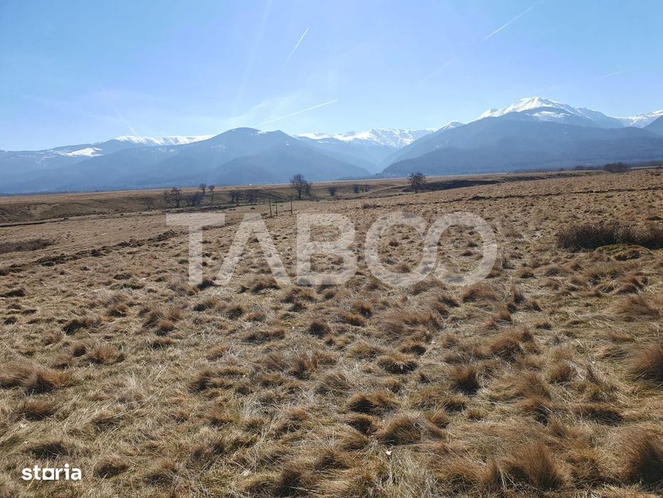 Teren extravilan 1000 mp zona Gura Vaii priveliste spre Muntii Fagaras