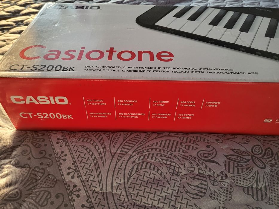 Синтезатор
CASIO CT-S200BKC7 Black