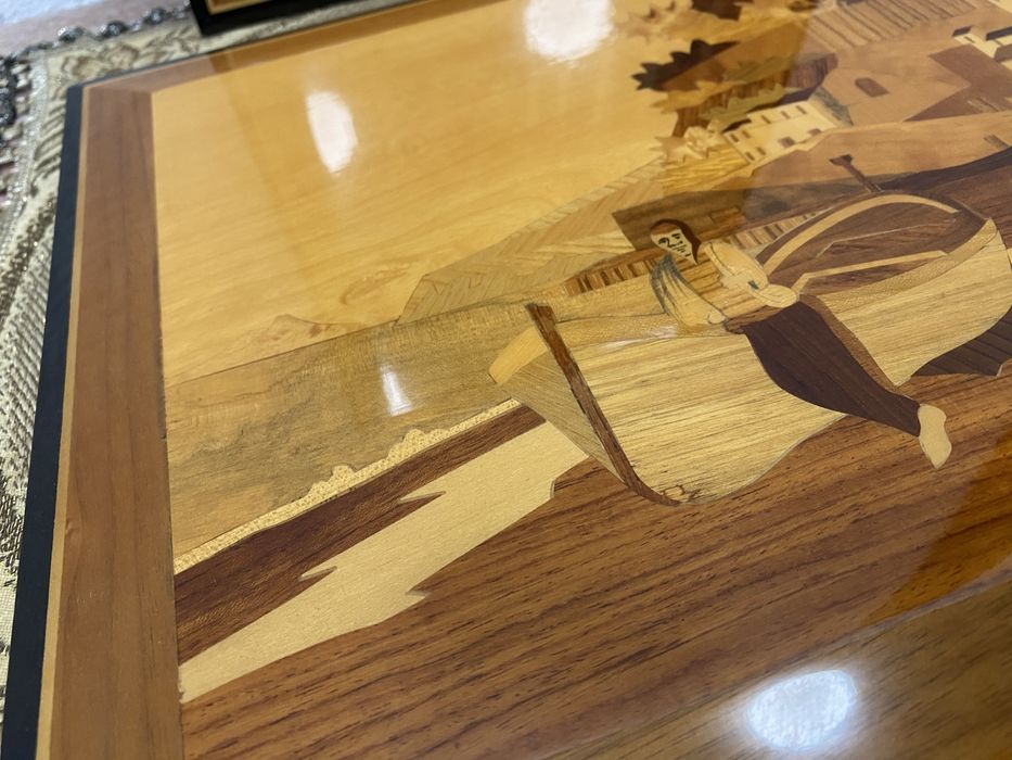 Френски картини с интарзия