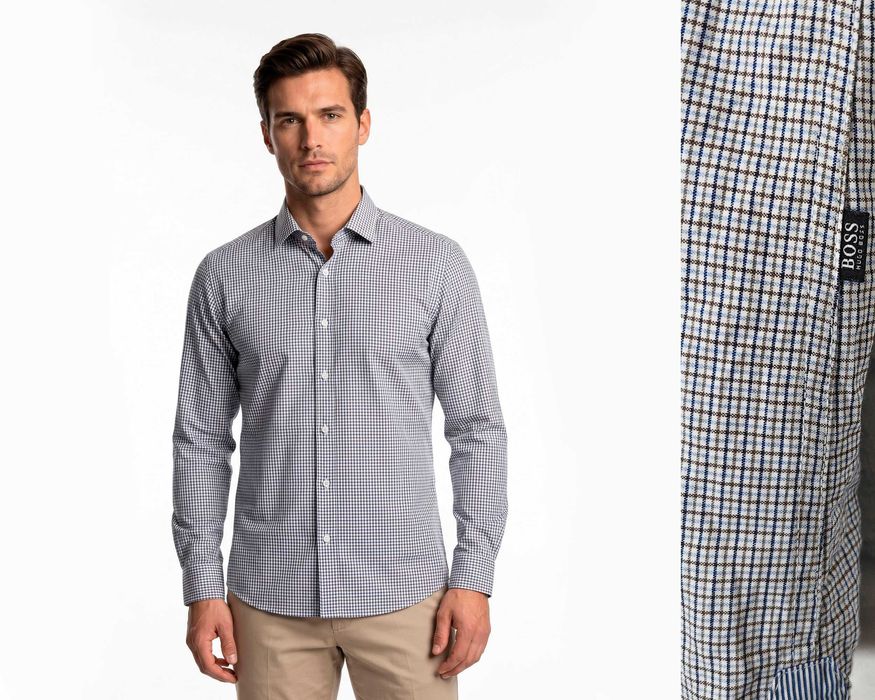 HUGO BOSS Slim fit Оригинална мъжка риза размер  М