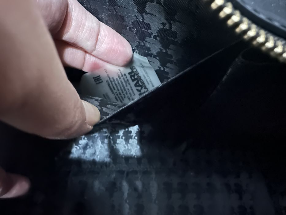 Кожаная сумка Karl Lagerfeld