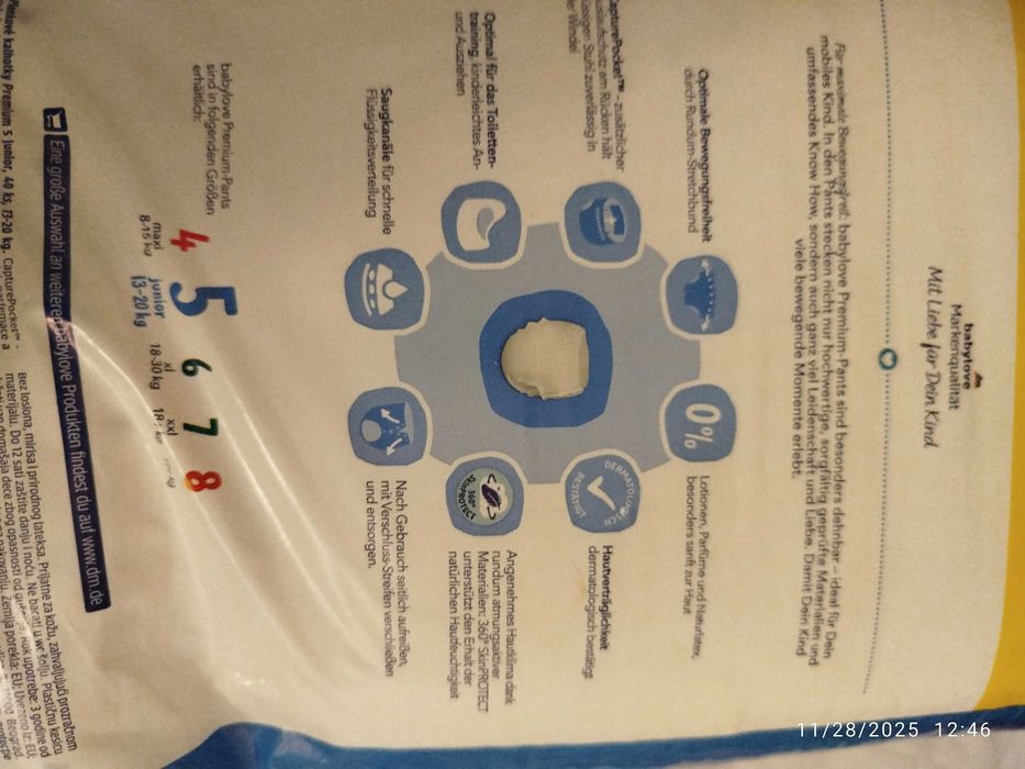 Scutece Babylove Pants Premium nr 5