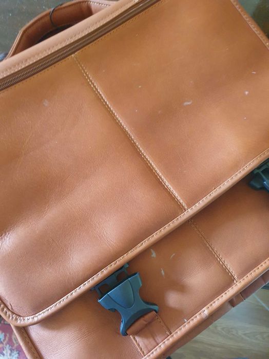 Geanta documente camelo leather