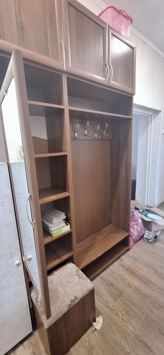 Прихожая с зеркалом и антпесолями