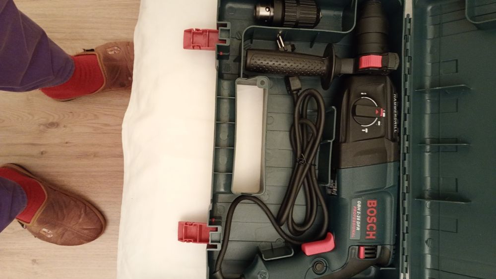 Перфоратор+Бормашина винтоверт+Сокоизтисквачка+Поцинкована тел+количка