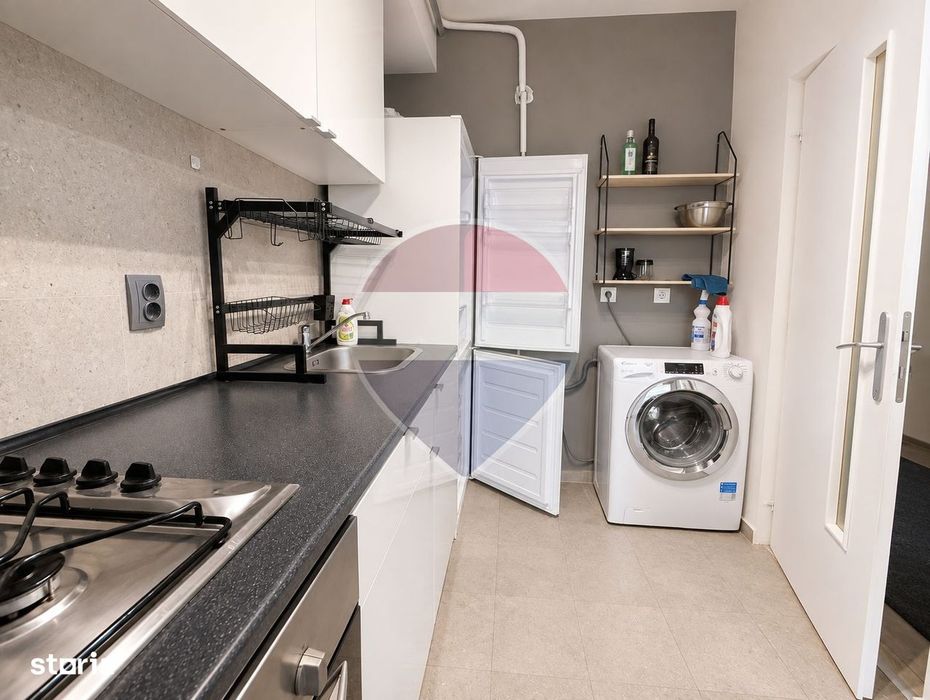 Apartament cu 1 cameră, 36 mp + balcon mare –5 minute de Iulius Mall
