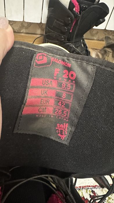 Ботинки сноубордические 38размер