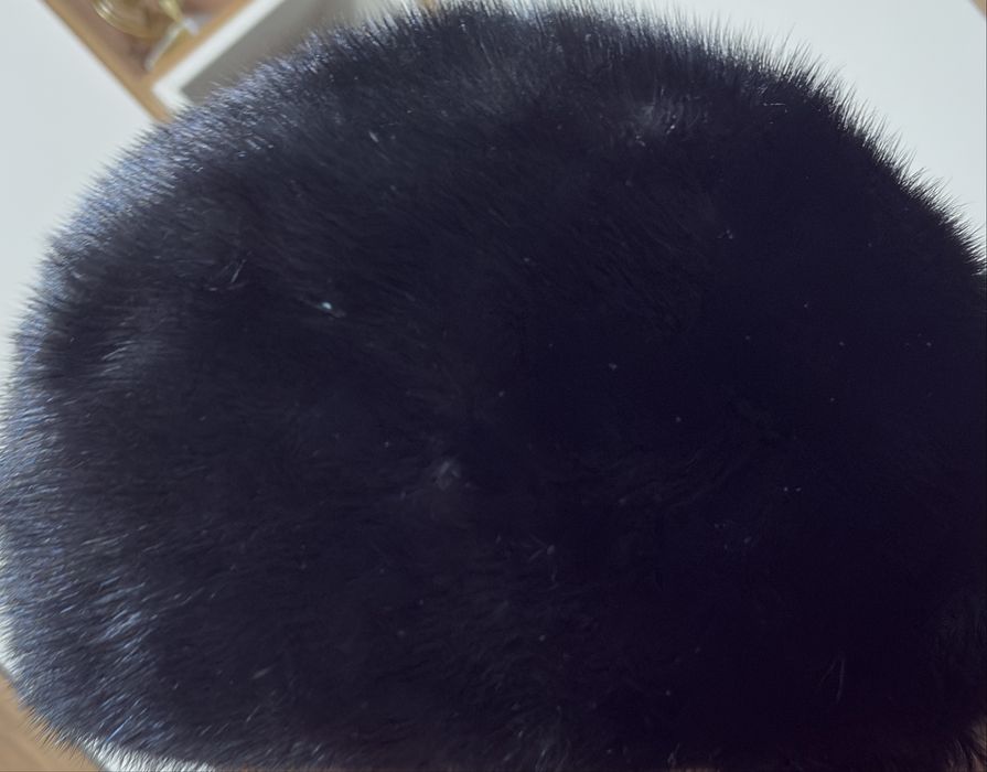 Берет норковый новый