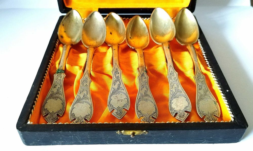 6 lingurite argint , marcaj delfini