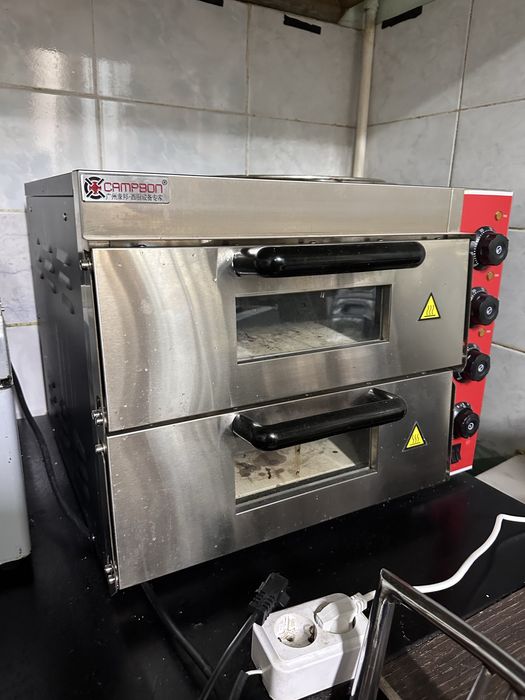 Пицца печь 2х секционный