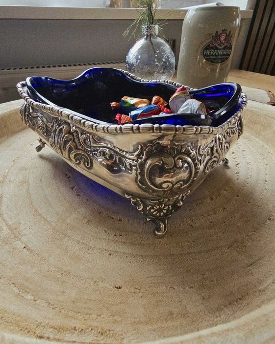 Fructieră/Bombonieră Argint 800 masiv - Stil Neo-Rococo