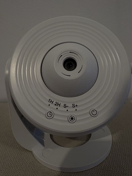 Proiector galaxie LED 360° – lampă de noapte copii, 12 discuri – NOU