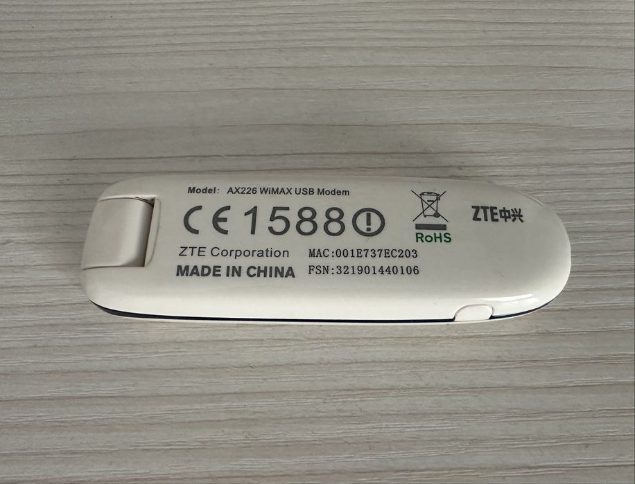 Продам модем ZTE AX226 WIMAX